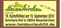 ...<klicken> für Informationen über das Kortoffelfest auf Schröers-Hof in Neuenkirchen...